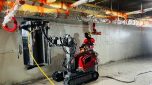 Hydrodémolition robotisée