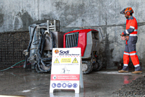 Hydrodémolition robotisée