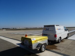camionnette mesures d'adhérence