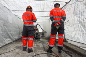 hydrodémolition robotisée
